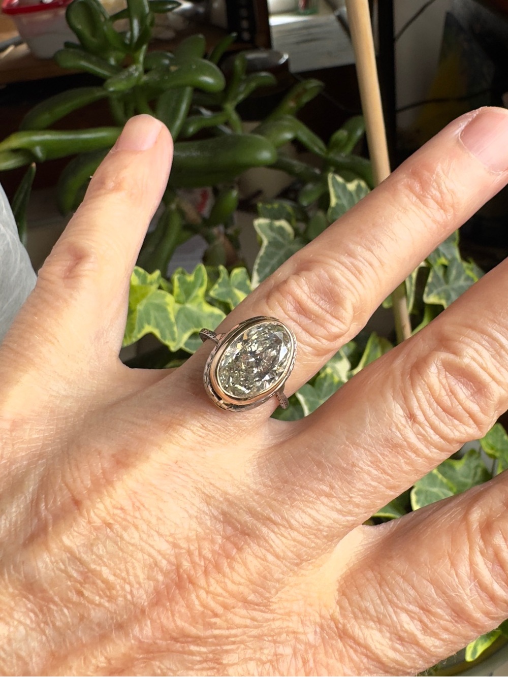 5 CT NATURAL Diamond Ring - Picture 4 of 16